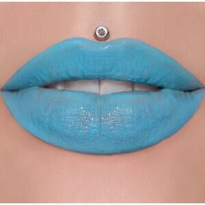 Jeffree Star Supreme Gloss Blue Balls Neon Blue Full Pigment Lipgloss New in Box